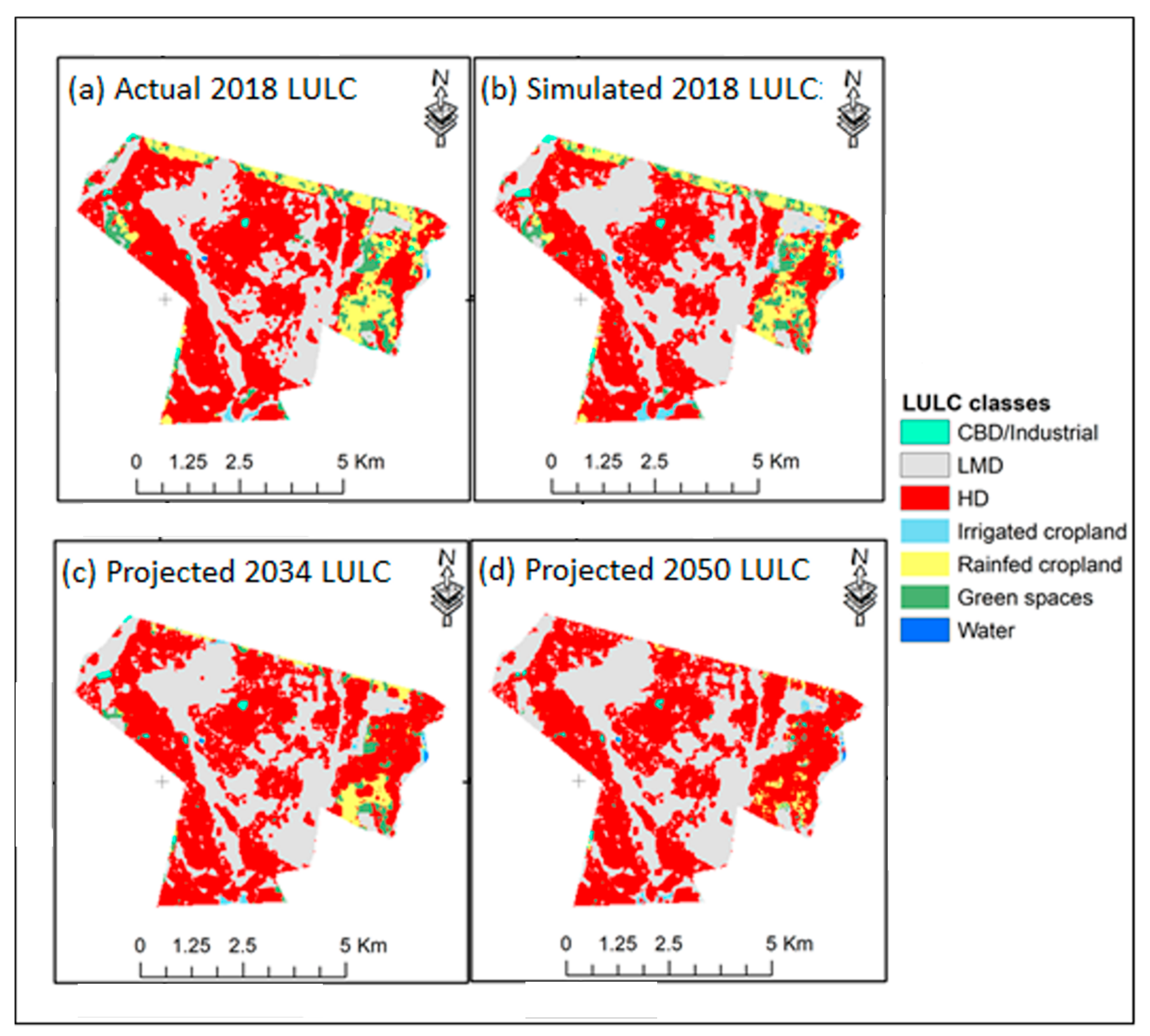 Erosion risk areas identified from multispectral data